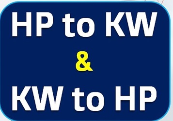 kW to HP Converter